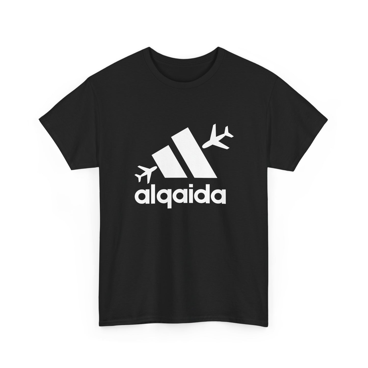 911 alqaida Graphic Tee with Airplane Design