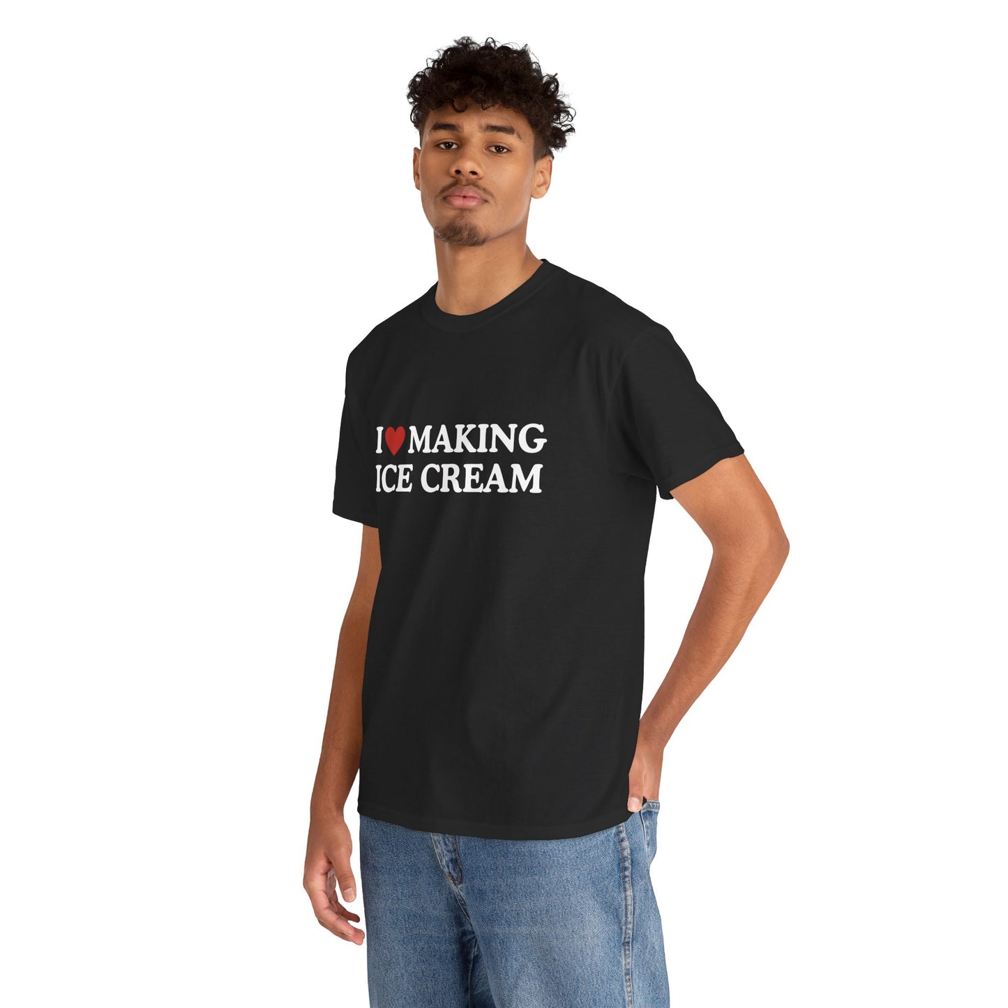 I Love Making Ice Cream Cotton Tee