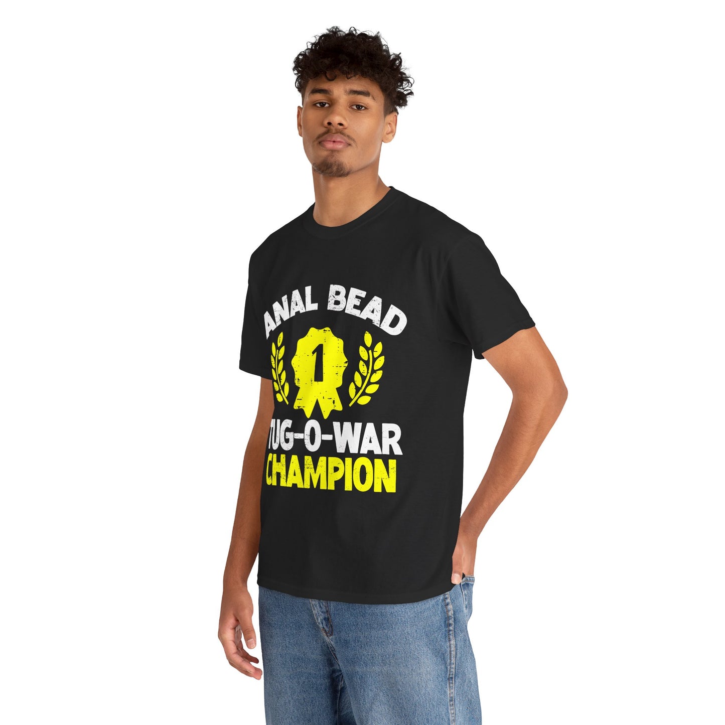 Funny Tug-O-War Champion Tee - Unisex Heavy Cotton, Humorous Shirt, Gift for Friends, Party Apparel, Weekend Casual Wear
