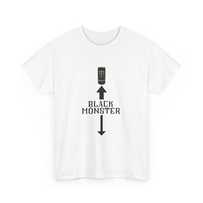 White/Black Monster  energy cotton Tee