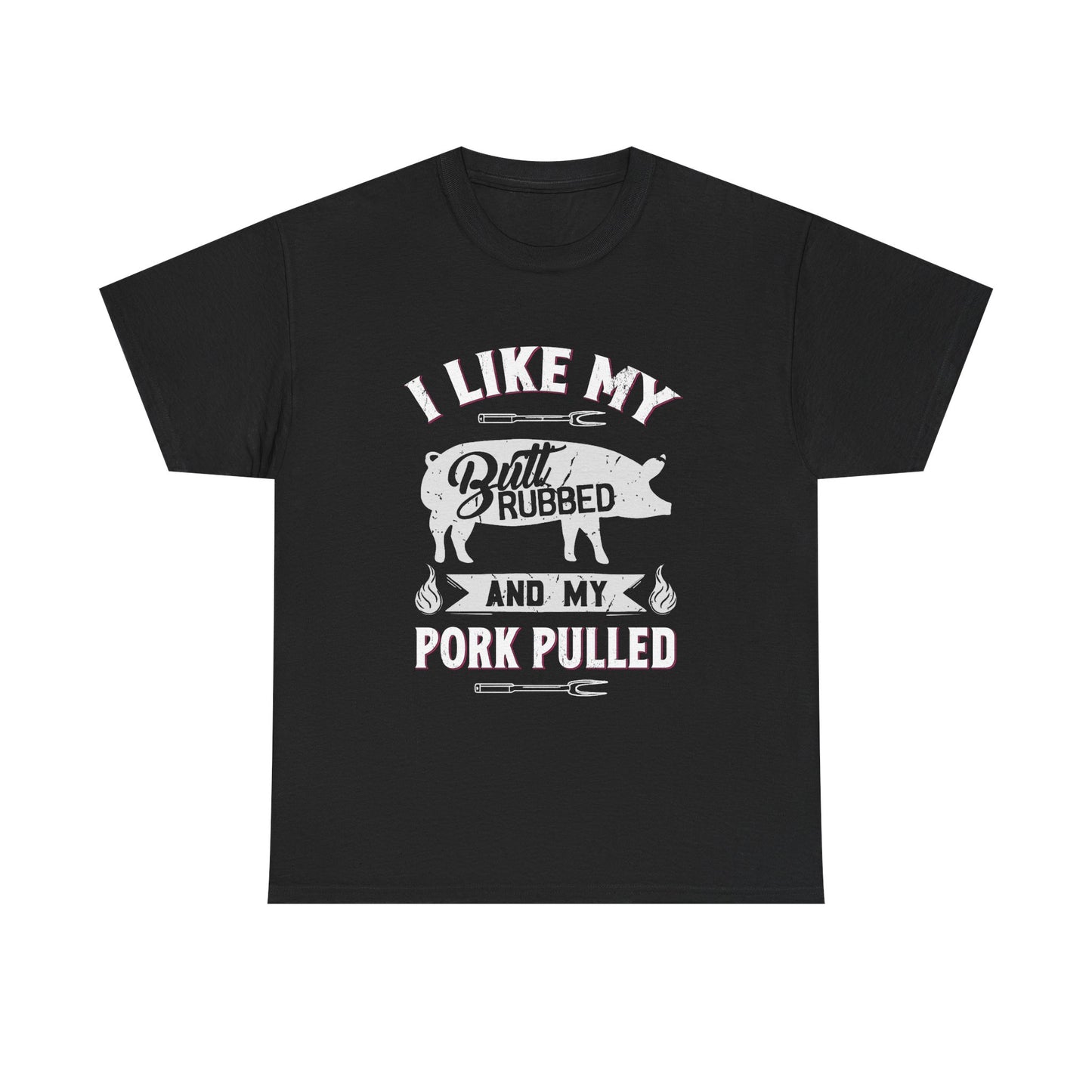 BBQ Lover's Cotton Tee - I Like My Butt Rubbed and My Pork Pulled, Gift for Grill Master, Funny BBQ Shirt, Unisex Cooking Apparel, [...]