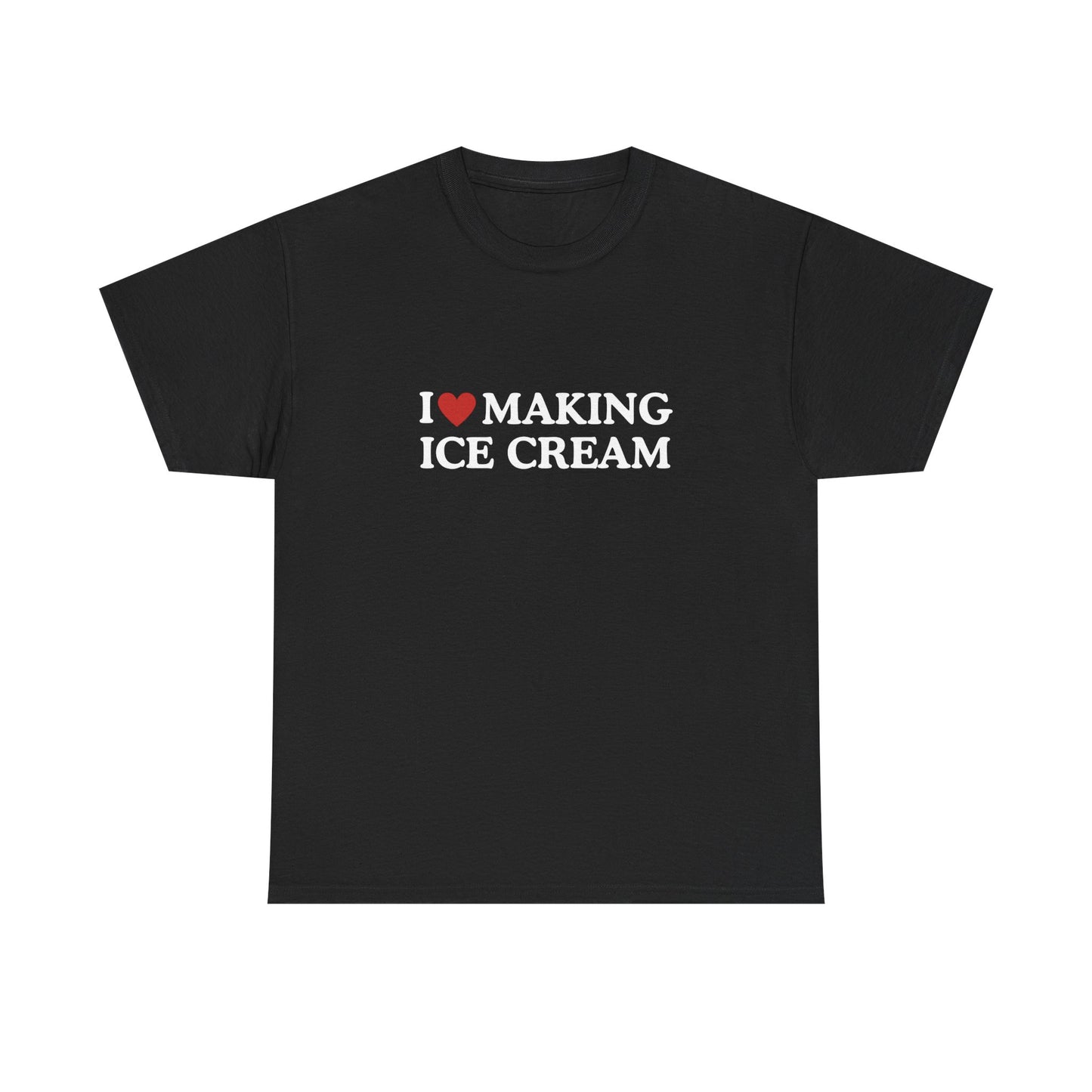 I Love Making Ice Cream Cotton Tee