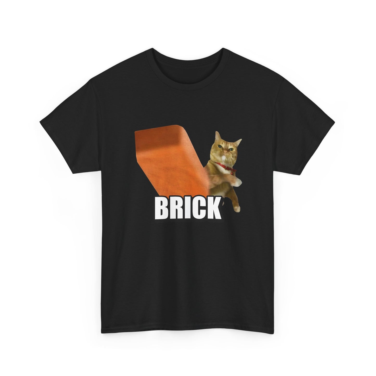 Cat shirt - brick